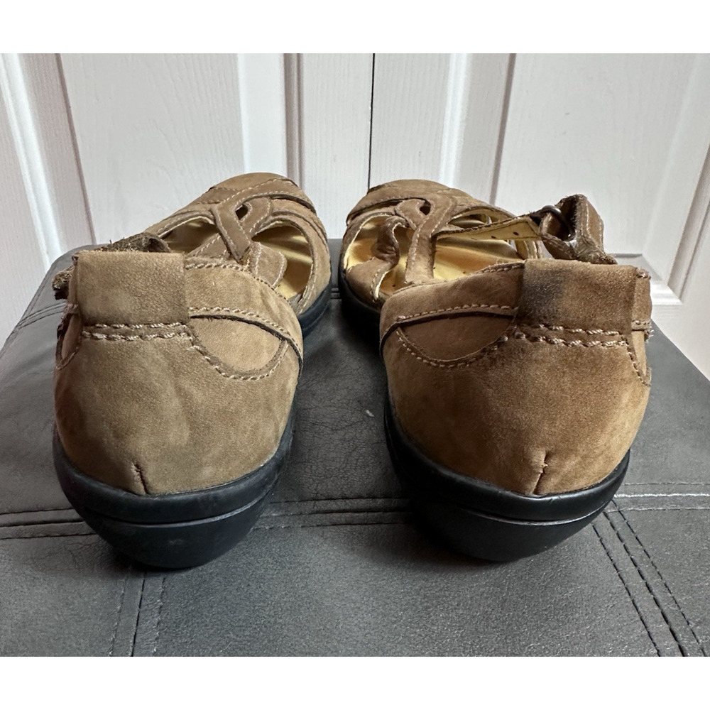 Women’s Clarks Unstructured Brown Sandals Size 8.5 N Beach Boho Coastal Summer - Picture 5 of 8